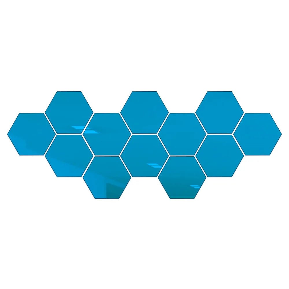 Hexmirror™ | Hexagon-Shaped Mirror Wall Sticker | 50% OFF
