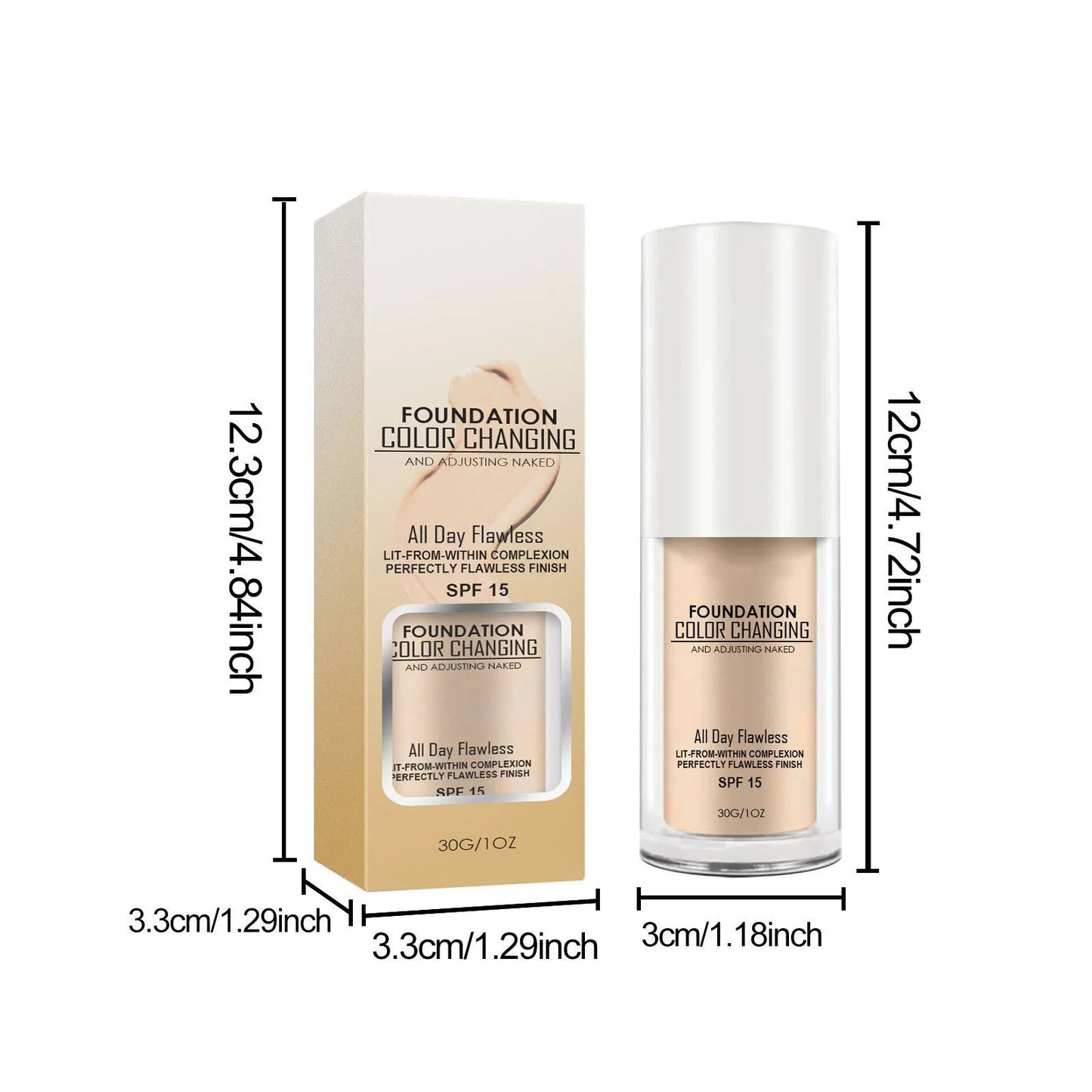 1+1 FREE | YouthRevive™ Flawless Foundation for a Natural, Radiant Appearance!