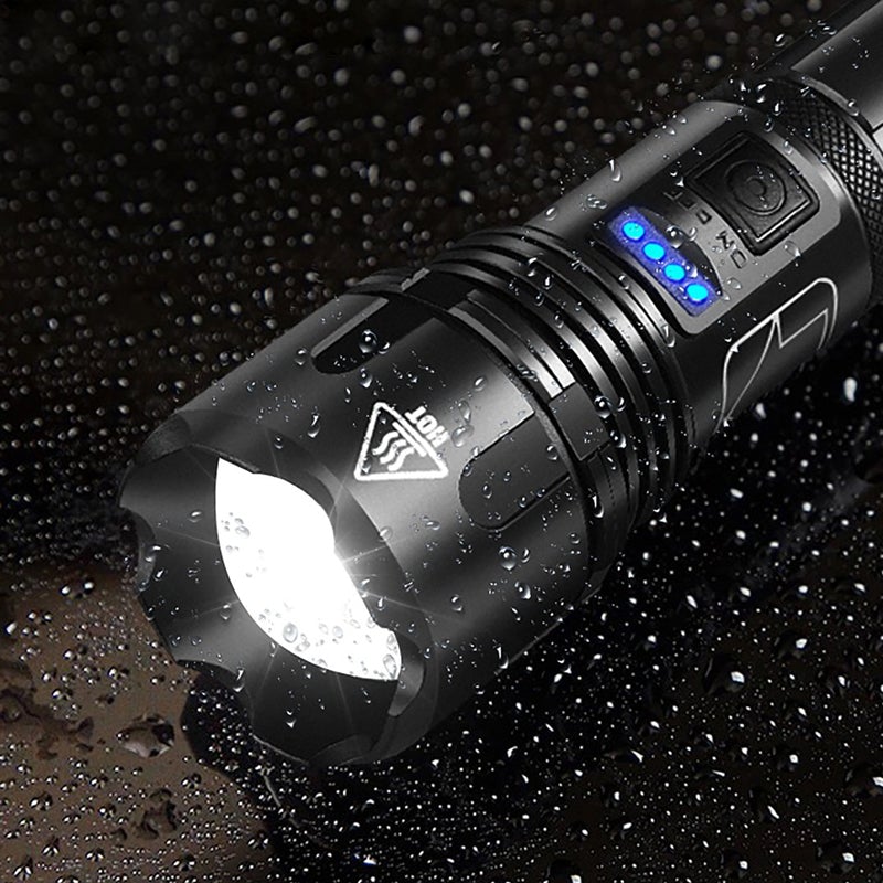MaxiLumi | Ultra-bright waterproof flashlight with a range of 500m (FREE USB cable)