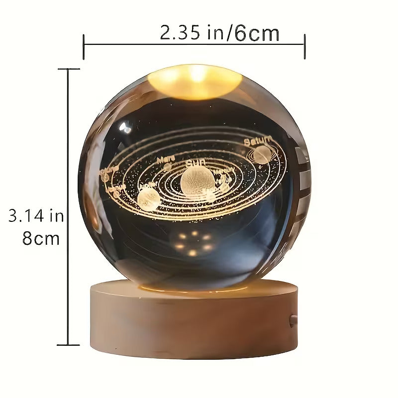 StellarAura™ Crystal Sphere — Ignite Wonder with a Mesmerizing Cosmic Glow That Transforms Your Space