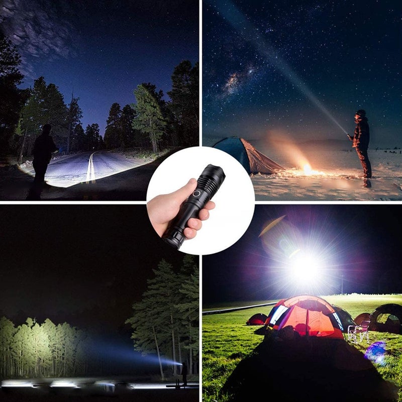 MaxiLumi | Ultra-bright waterproof flashlight with a range of 500m (FREE USB cable)