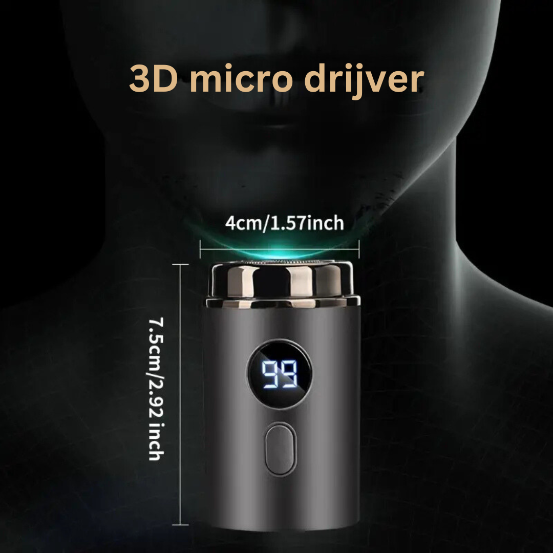 Veyra Glide — Compact Electric Shaver with Turbo Shaving Technology