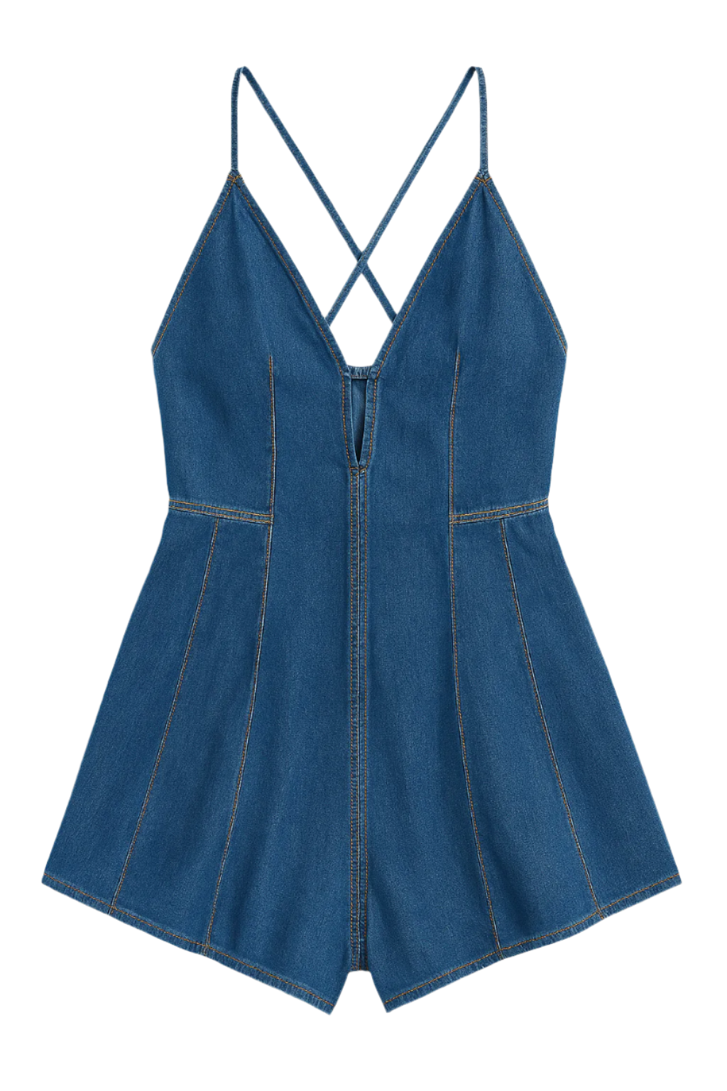 VivaLush™ Denim Romper — Effortless All-Day Comfort That Flawlessly Flows with Your Every Move