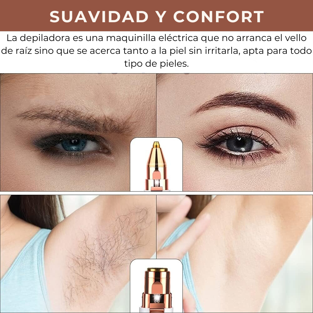 2-in-1 Facial Hair Removal - Velvess Shaver