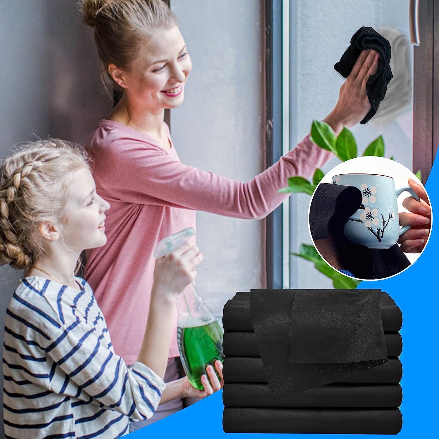 VividSheen™ Ultra Microfiber Cloths — Unlock Effortless Shine That Makes Every Surface Sparkle
