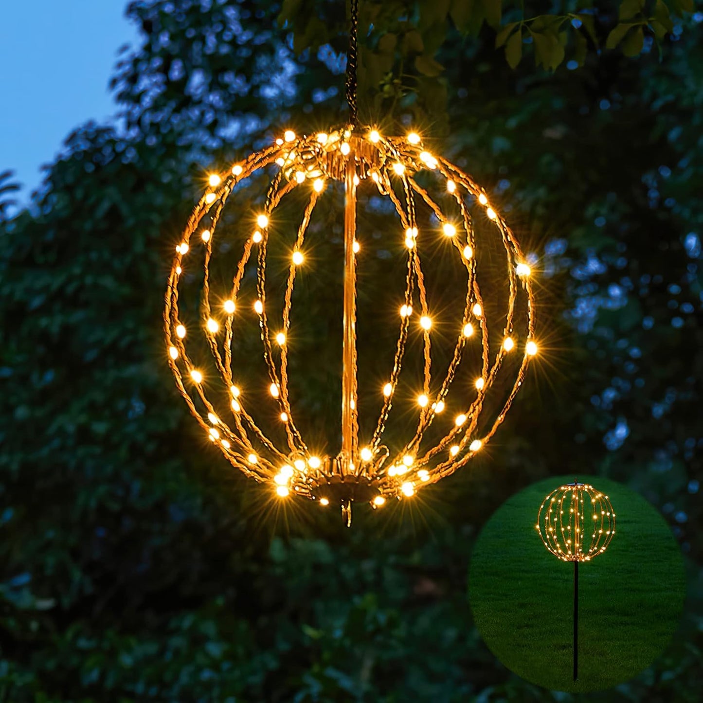 LumoGlow — Warm White LED Light Balls for Indoor & Outdoor Use