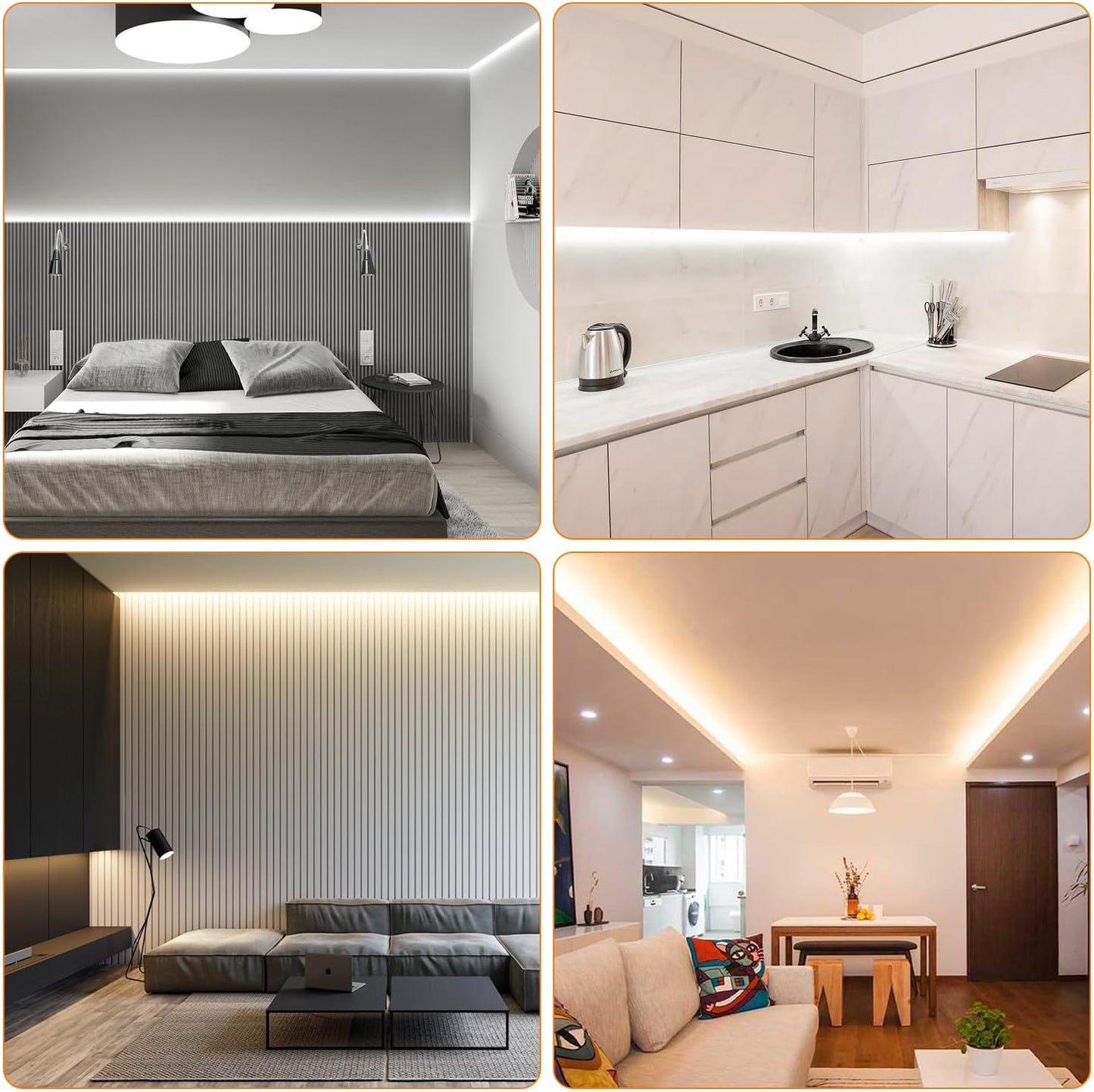 5 Meter White Neon LED Strip Light