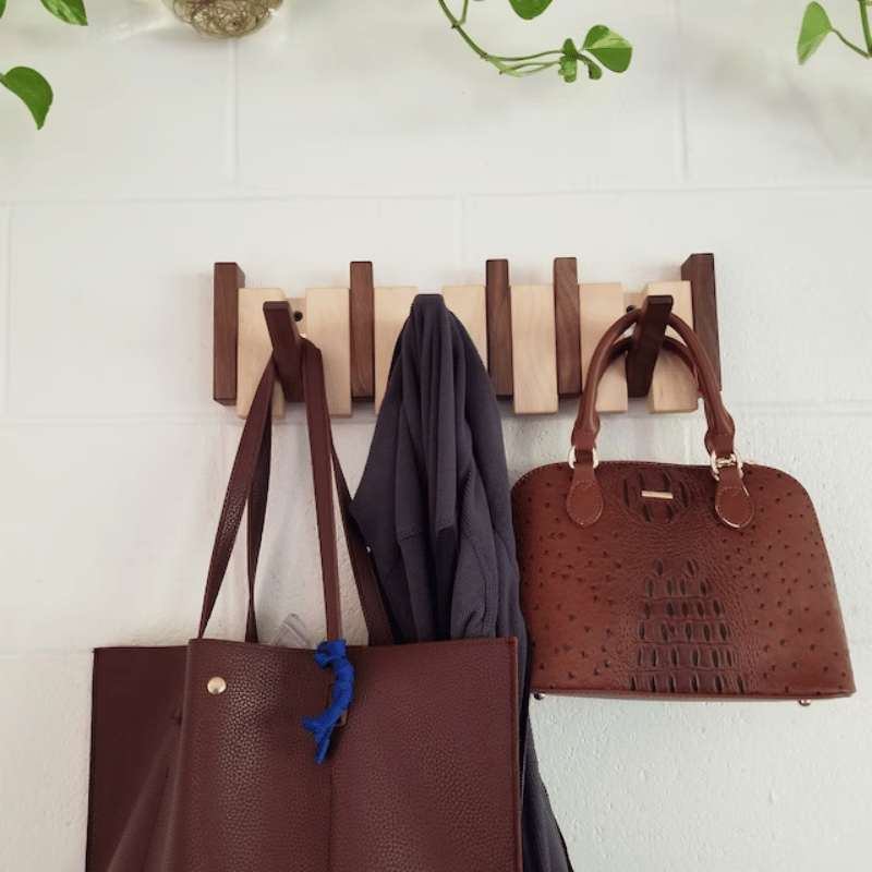 SonataWood™ Coat Rack — Handcrafted Elegance That Organizes Your Life and Wows Every Guest