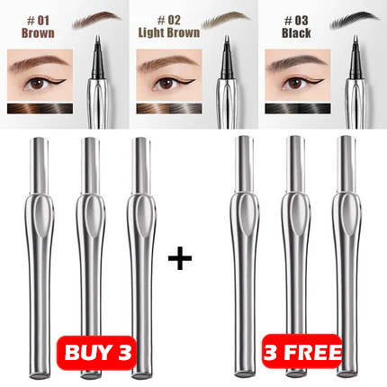 💖Buy One Get One Free💖2024 Enhanced Natural Waterproof Eyebrow Pen Featuring a Microfine Tip