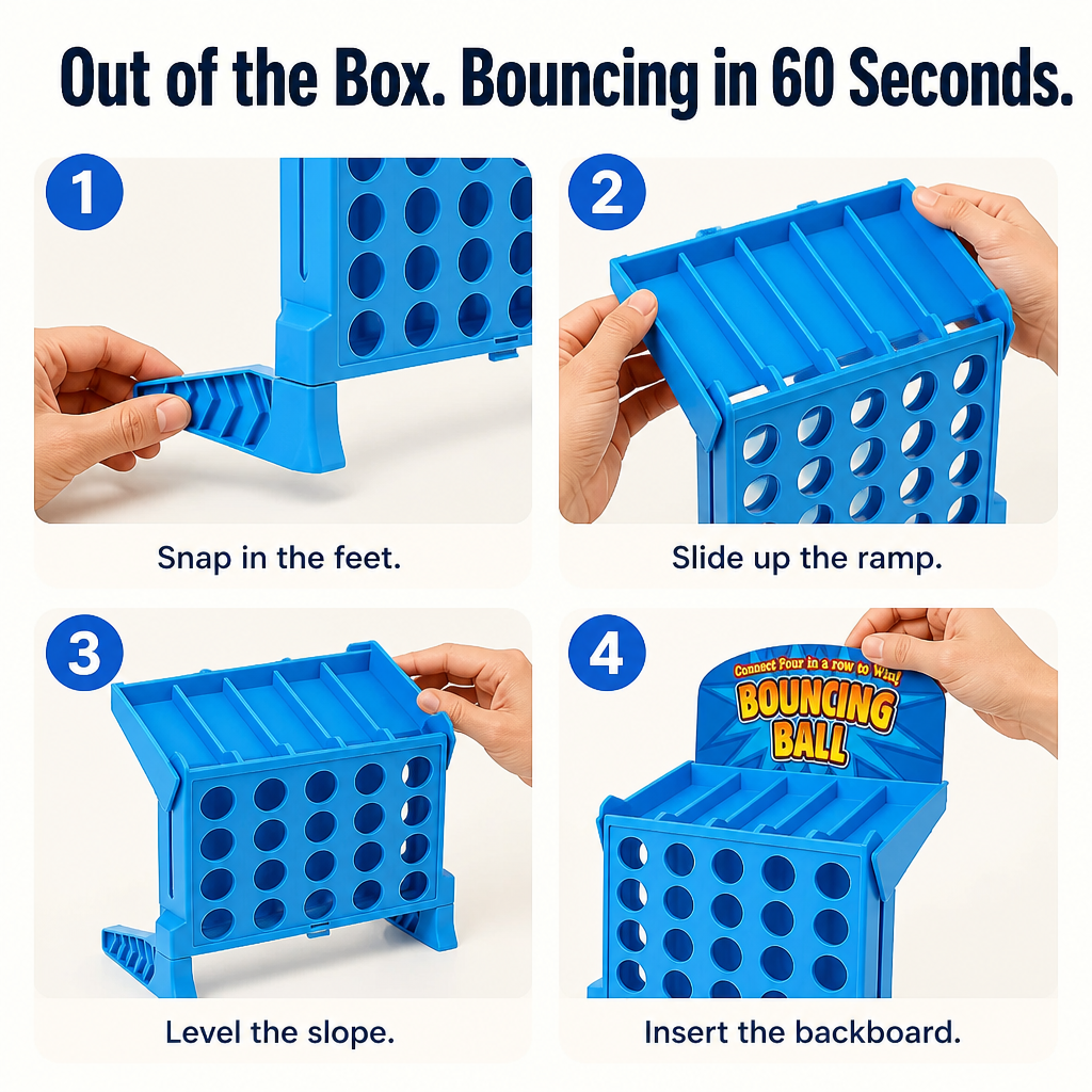 AimVenture™ — Bounce-Shoot Connect 4 That Gets Kids Laughing Loud and Off Screens