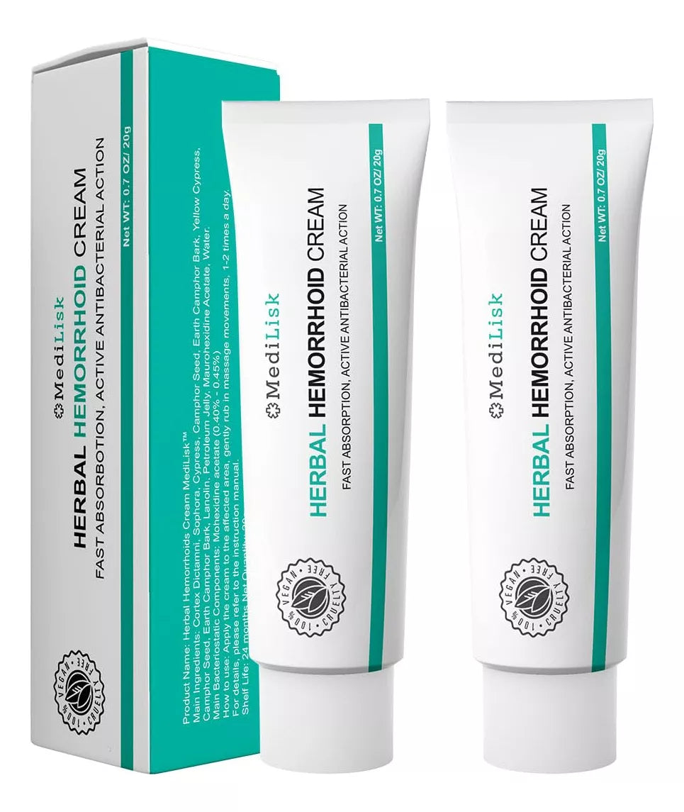 2-in-1 Herbal Cream for Hemorrhoids