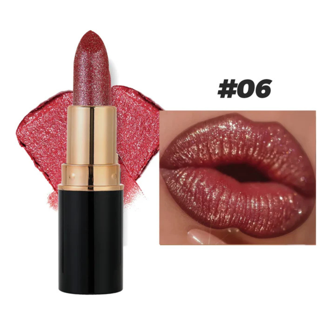 LuxeLure™ Metallic Lip Color — Drench Your Lips in 24-Hour Shine and Silky Comfort That Never Fades