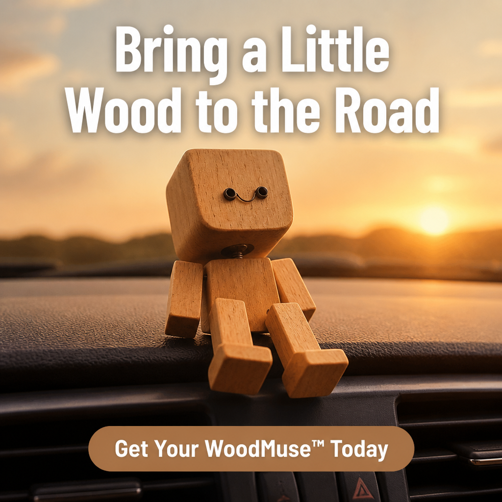 WoodMuse™ — Bring Home a Handcrafted Wooden Pal That Sways With Every Ride
