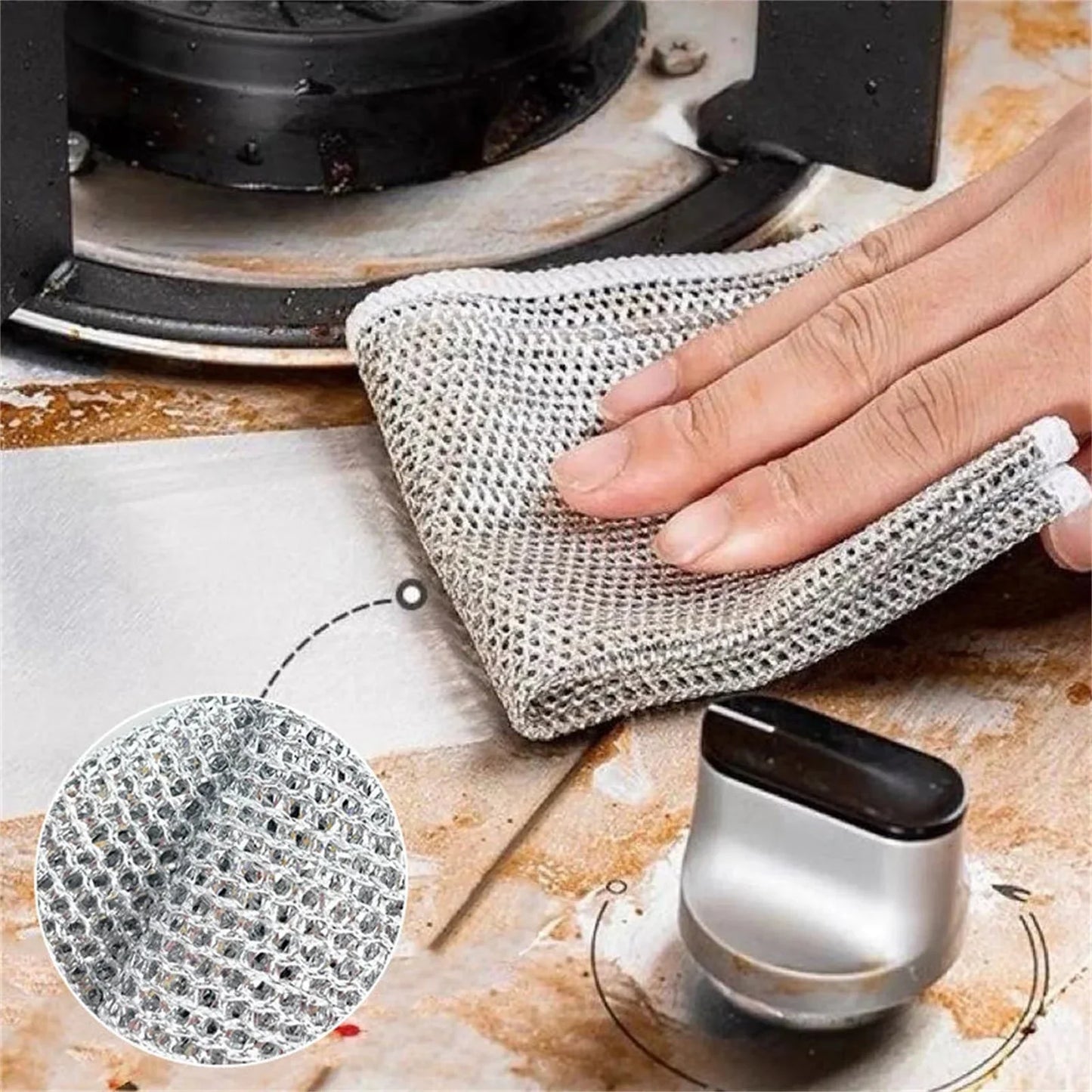 5+5 Free | Lustra | Multifunctional Wire Cleaning Cloth for Effortless Cleaning