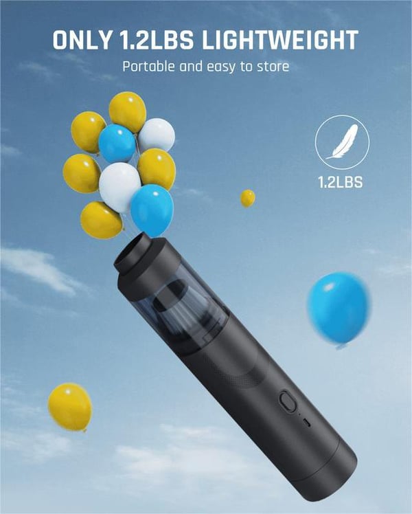 🍃 High Performance Cordless Car Vacuum Cleaner 13000Pa/30AW 🥰