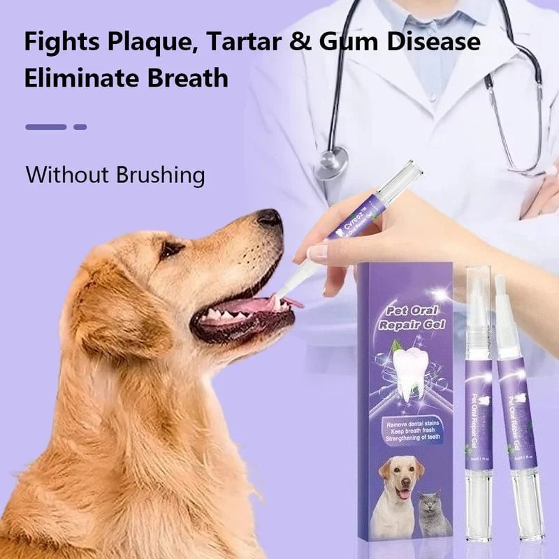 MuzzleGlow Oral Repair Gel for Pets
