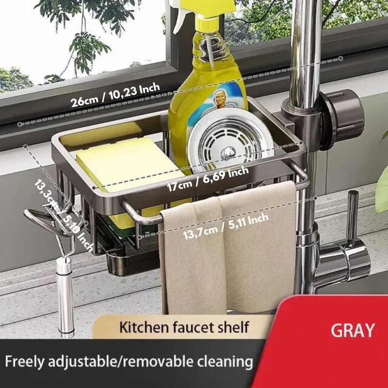 AquaNest™ Organizer — Transform Your Sink into a Calm, Clutter-Free Oasis Instantly