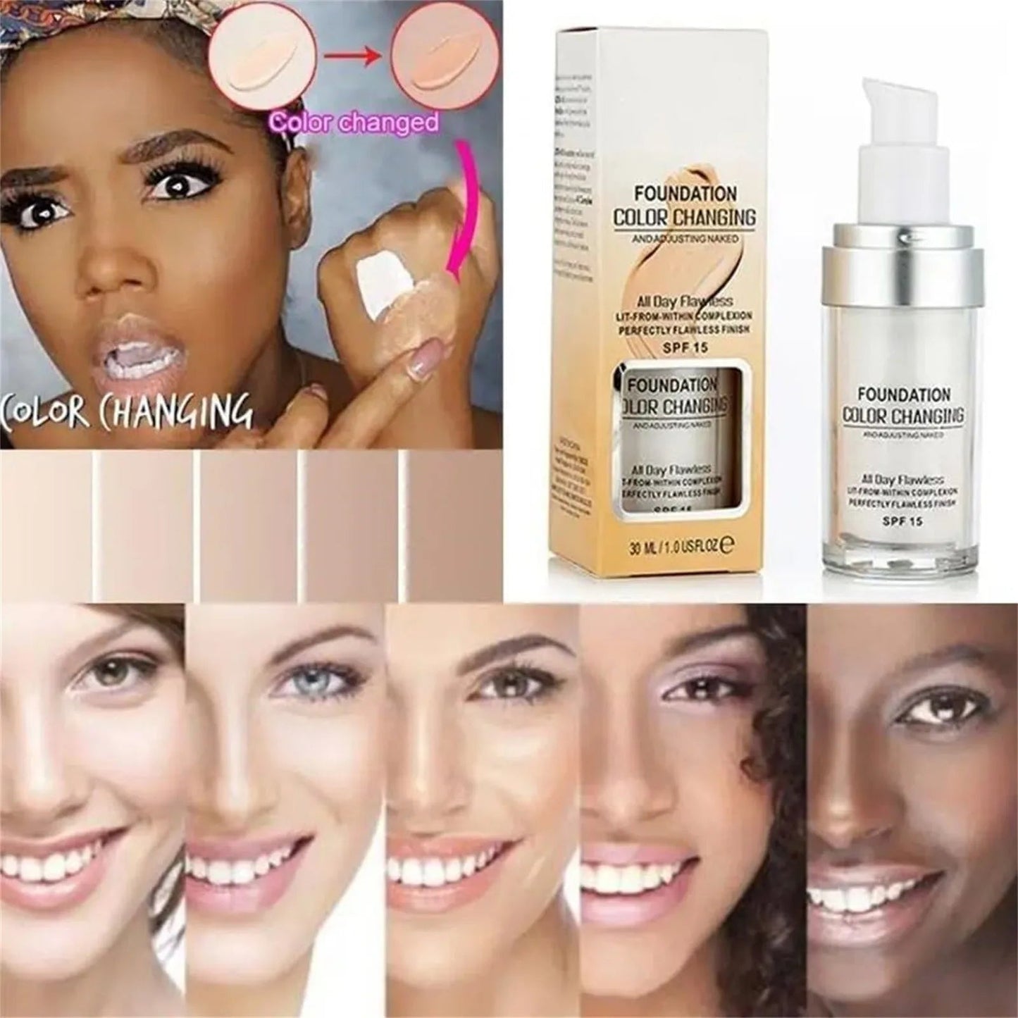 1+1 FREE | YouthRevive™ Flawless Foundation for a Natural, Radiant Appearance!