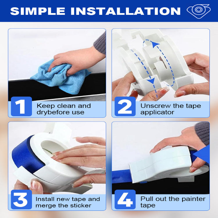 LineRight | Paint tape applicator for effortless clean finishes