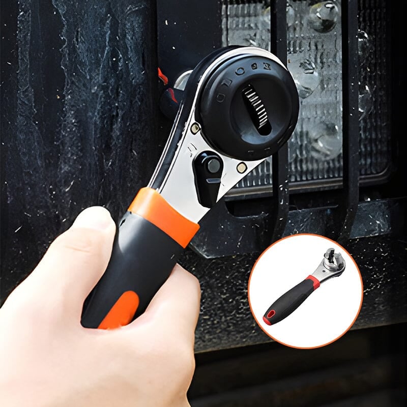 360° Rotatable Ratchet Wrench for Every Bolt Task