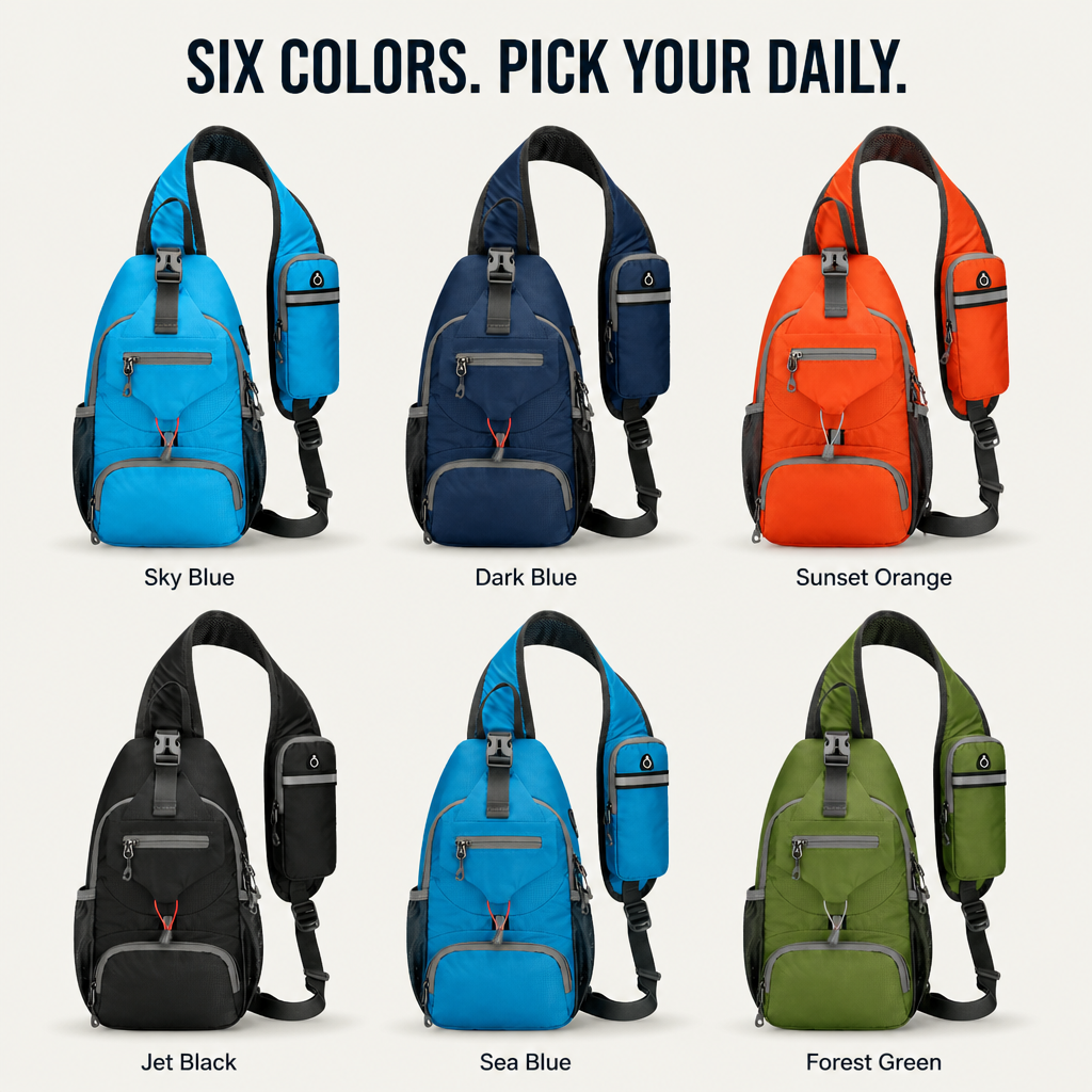 SmartPack™ — Hold Your Phone, Wallet & Water Bottle Minus the Backpack Baggage