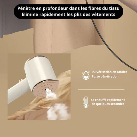 Vetrax Portable Steamer — Compact Handheld Garment Steamer for Travel