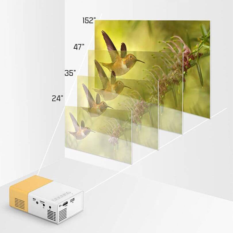 Movie2Go | Portable Mini Projector, Perfect for Both Indoor and Outdoor Use