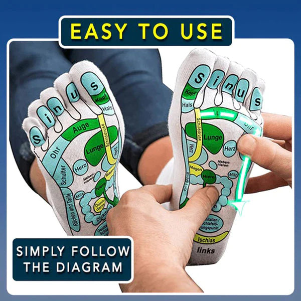 Acupressure Reflexology Massage Socks Set