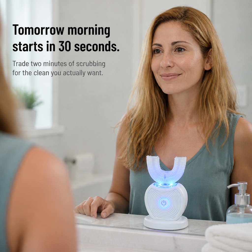 SonicBeam™ Complete — Clean All Teeth Simultaneously in 30 Seconds Hands-Free