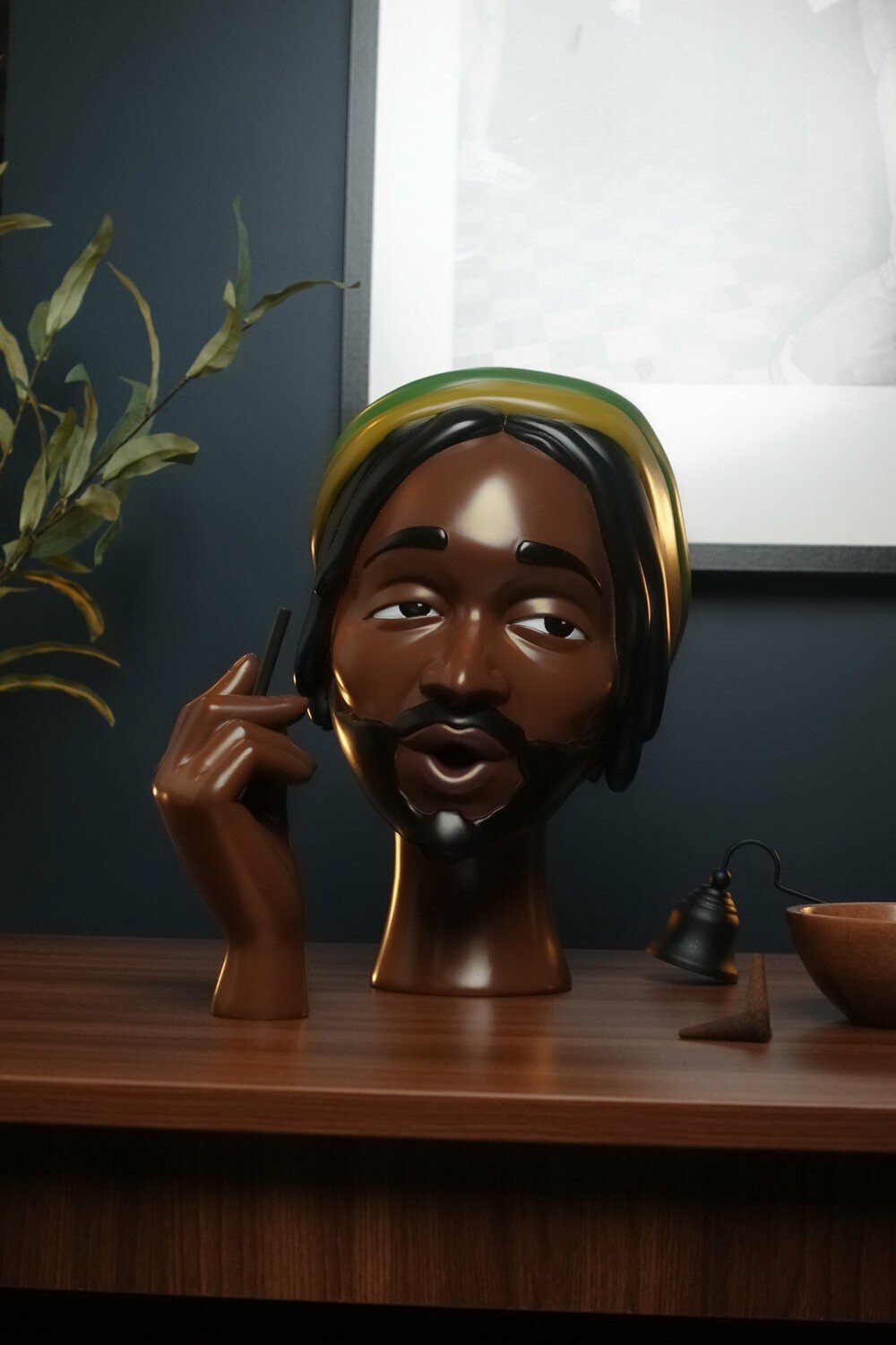 Zen Beauty | Exquisite Black Woman Head Incense Burner