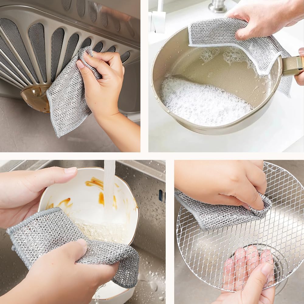5+5 Free | Lustra | Multifunctional Wire Cleaning Cloth for Effortless Cleaning
