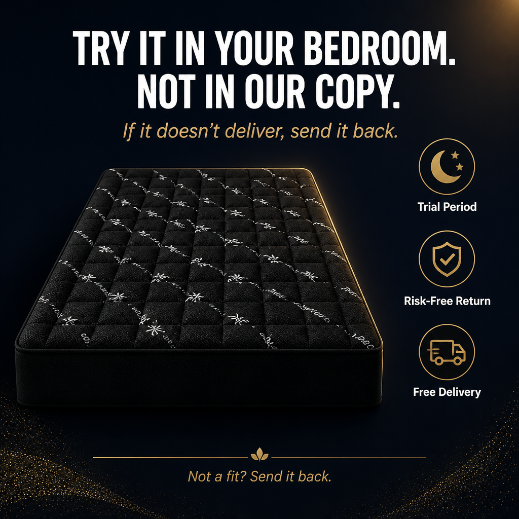 CosmaRest™ — Stop Morning Back Pain and Stay Cool All Night Long
