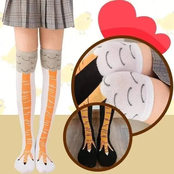 1+1 Free | Socks with Chicken Legs Design