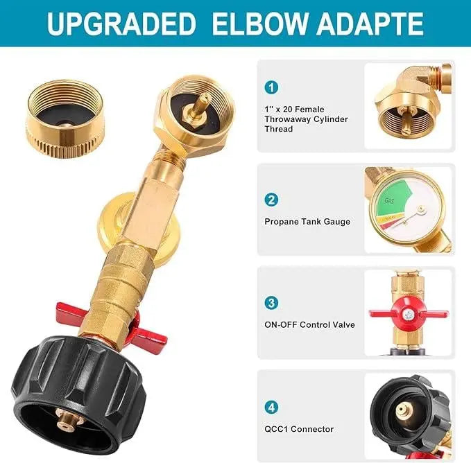 TorqueGuard™ Brass Adapter — Take Command of Your Fuel with Leak-Proof Speed and Safety Every Time
