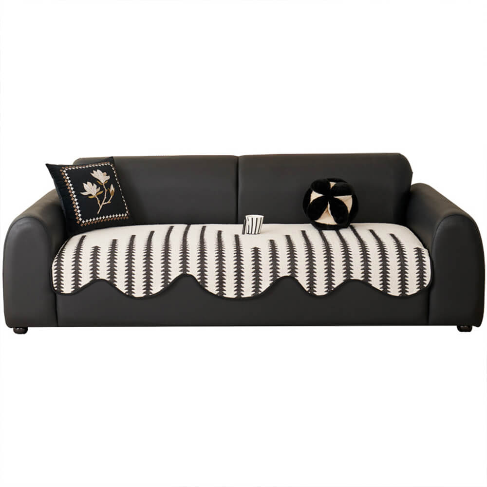 WaveLuxe™ Chenille Couch Cover — Wrap Your Sofa in Plush Protection and Effortless Style