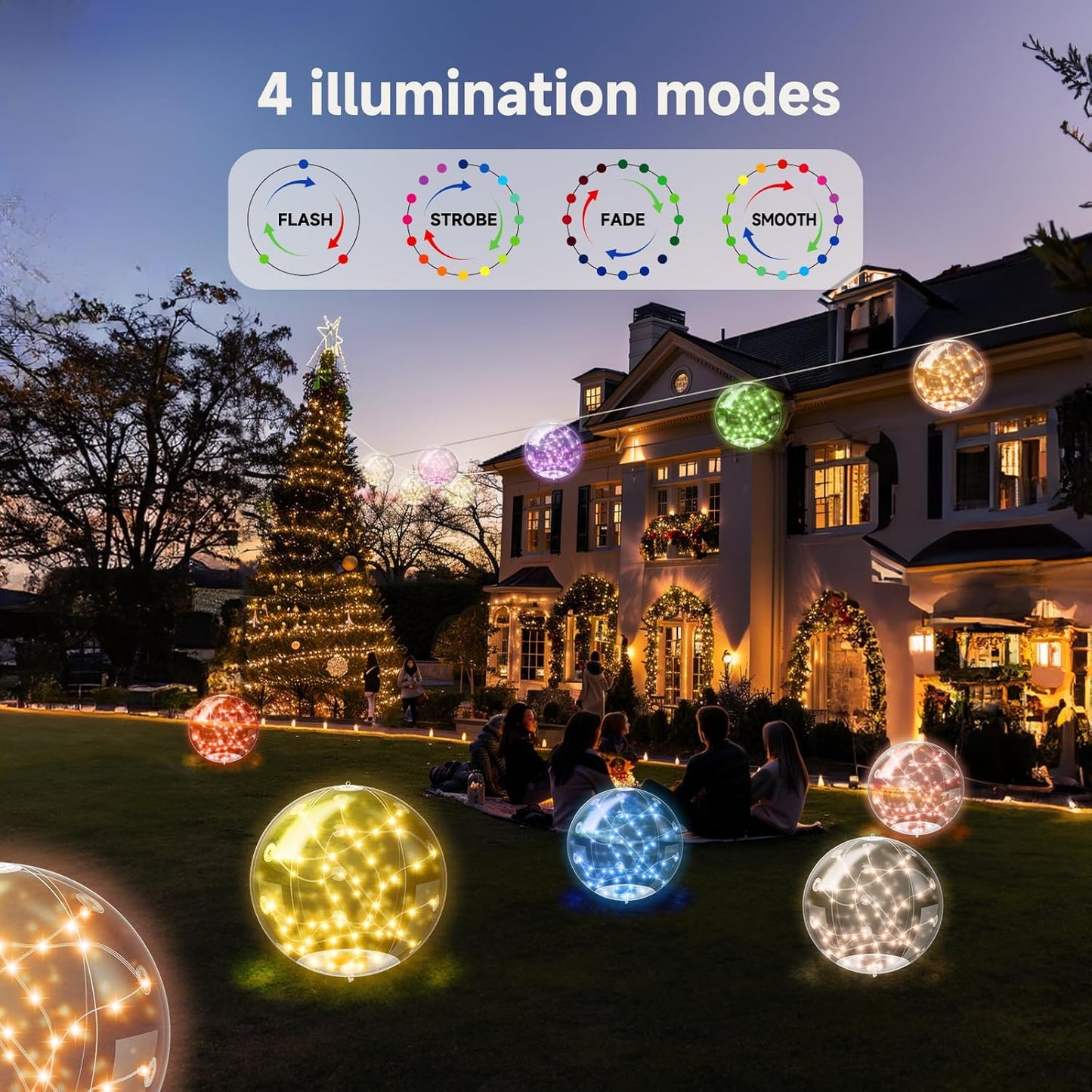 1+1 FREE | EcoGlow | Solar Floating Pool Lights – Waterproof & Color Changing