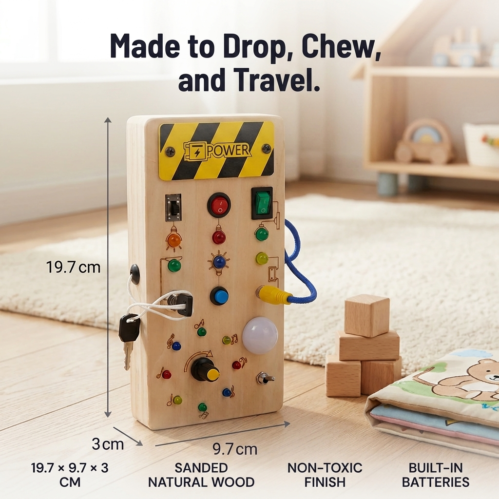 BrillioPlay™ — Let Little Hands Control Real Switches, Lights and Music to Learn