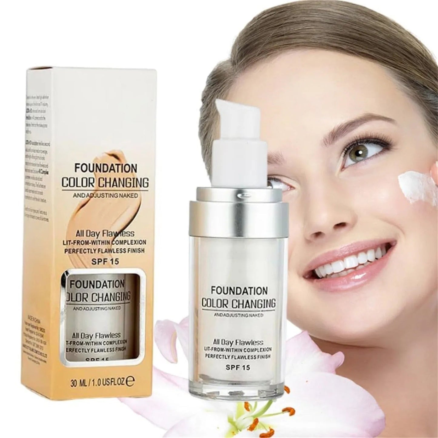 1+1 FREE | YouthRevive™ Flawless Foundation for a Natural, Radiant Appearance!