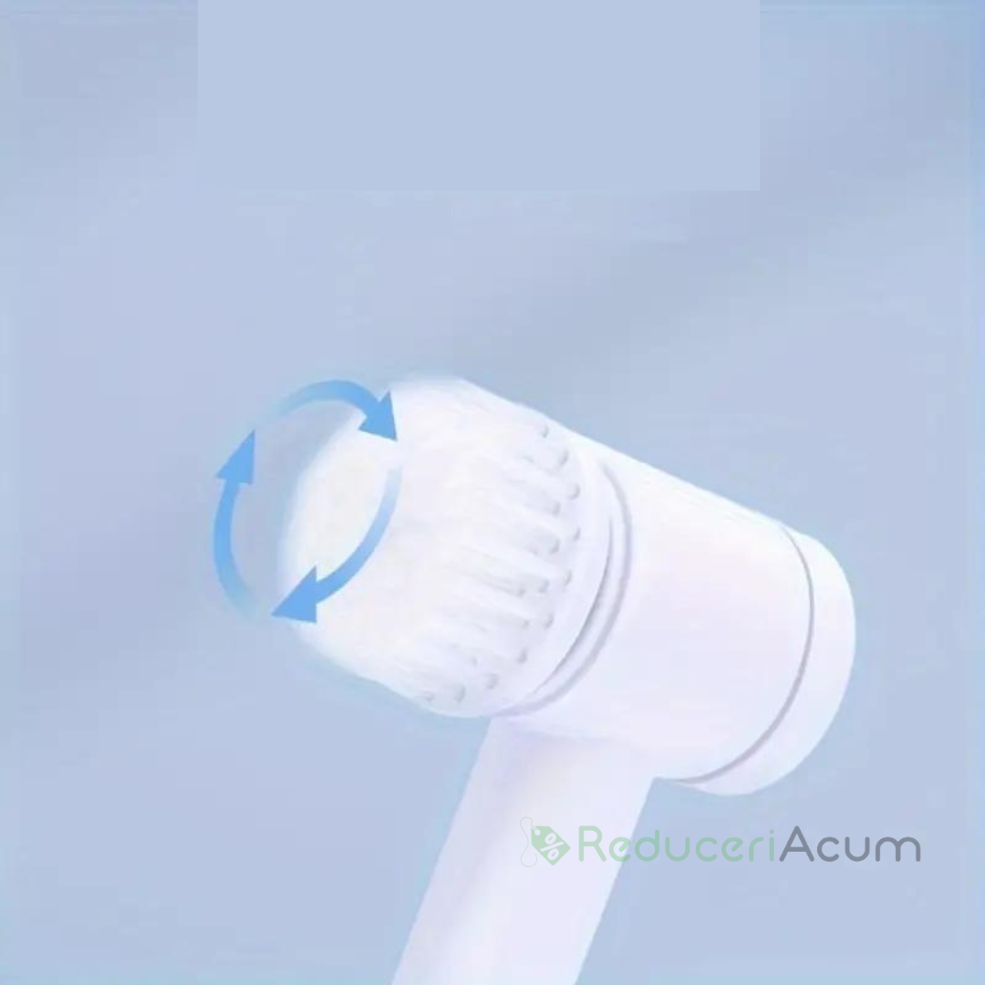 5in1 Electric Magic Cleaning Brush for Dishes, Bathroom, and Kitchen