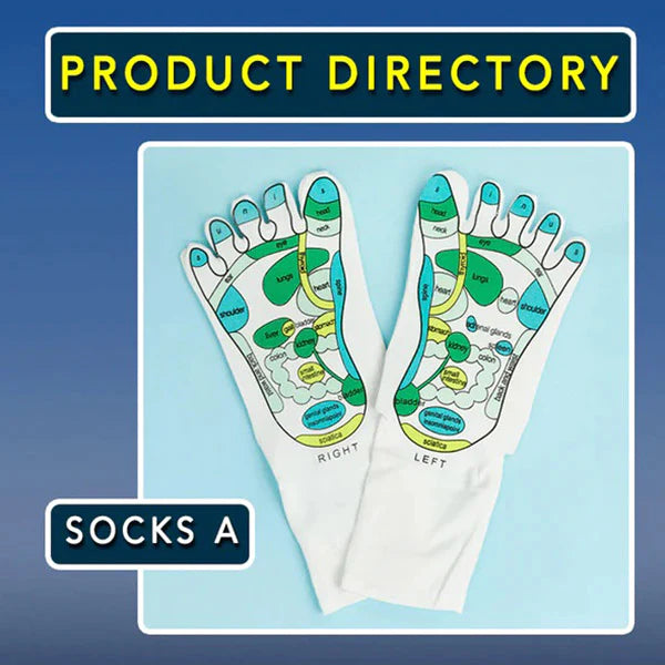 Acupressure Reflexology Massage Socks Set