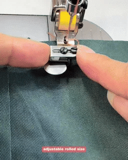 1+1 Free | Adjustable Rolling Foot for Sewing Machines – Versatile for Perfect Hems