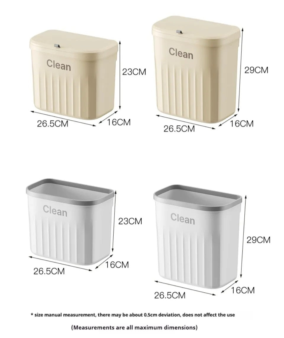 CleanBin™ - Wall-Attached Garbage Can
