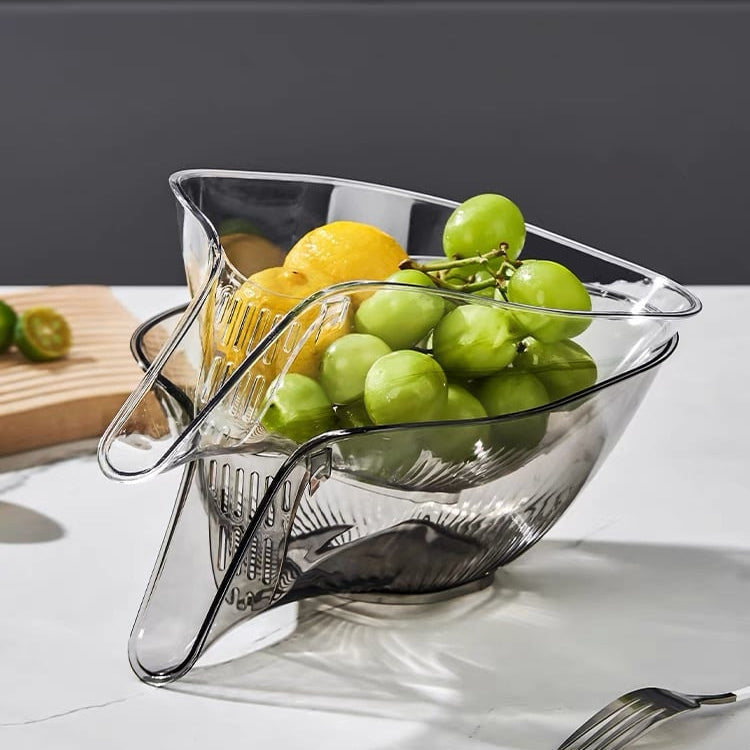 AquaDrain™ — Keep Your Produce Crisp, Fresh, and Spotless Every Time