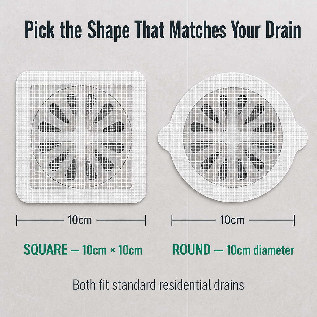DrainGuard™ — Prevent Hair Buildup Before It Ruins Your Shower Drain