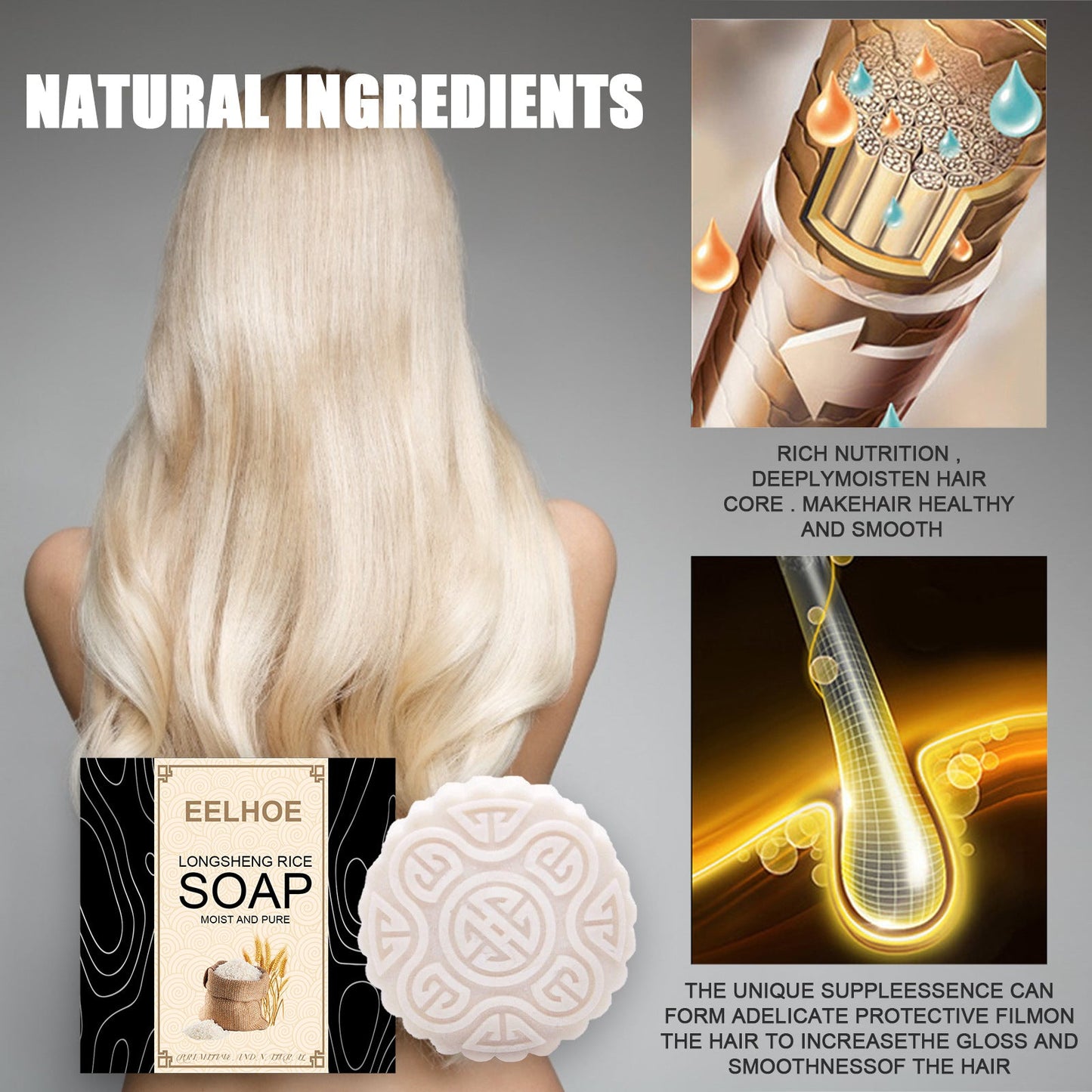 1+1 FREE | RiceGlow™ - Hair Loss Prevention (Final Day Discount)
