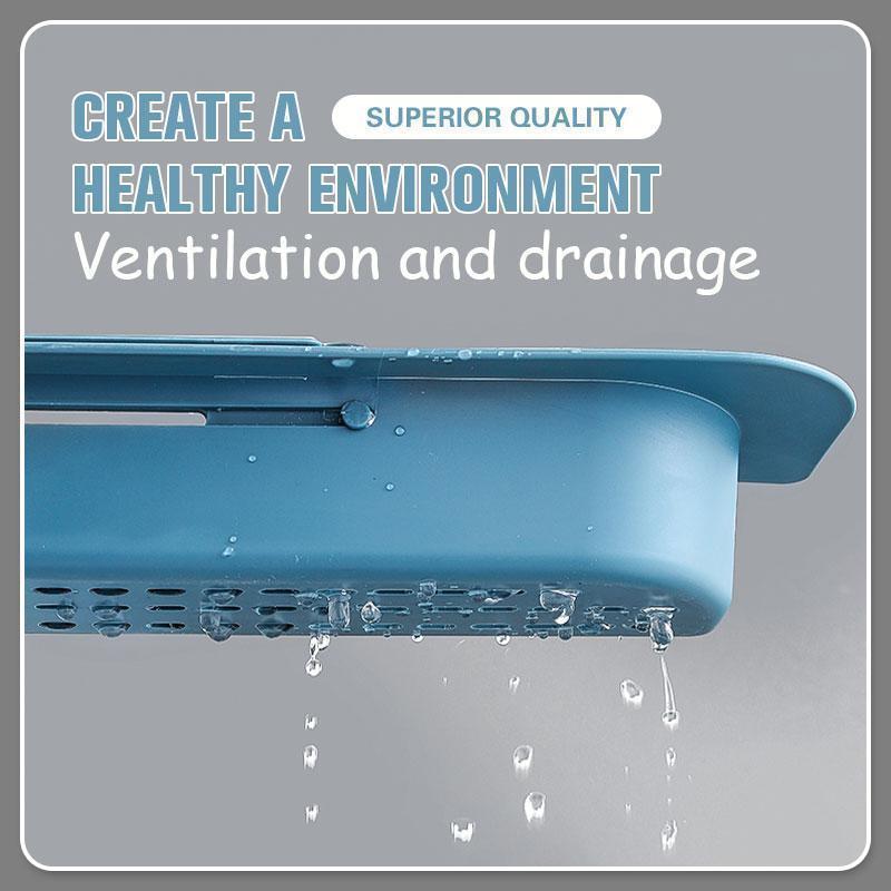 VersaDry™ Telescopic Sink Rack — Keep Your Kitchen Fresh, Dry, and Effortlessly Organized Every Day