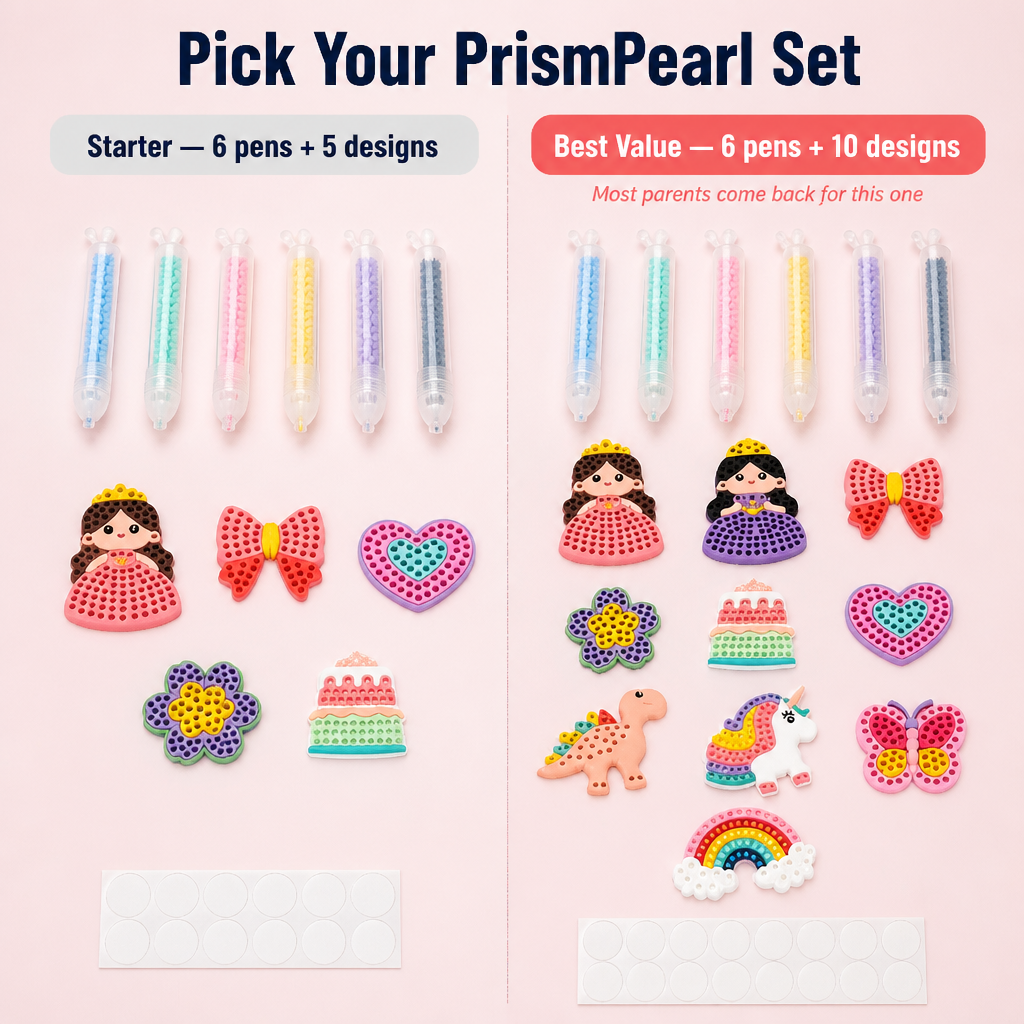 PrismPearl™ — Swap Screen Time for Sparkling Bead Stickers Kids Can’t Resist