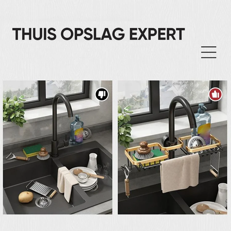 AquaGrip™ — Instantly Turn Your Sink Into a Clean, Dry, Clutter-Free Sanctuary
