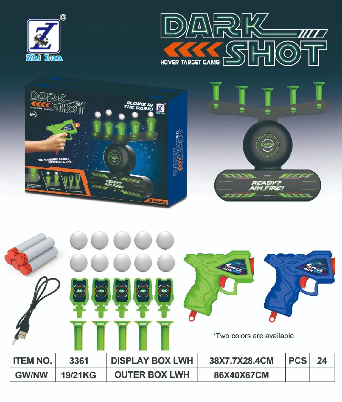Illuminated Targets for Kids to Use with Toy Guns