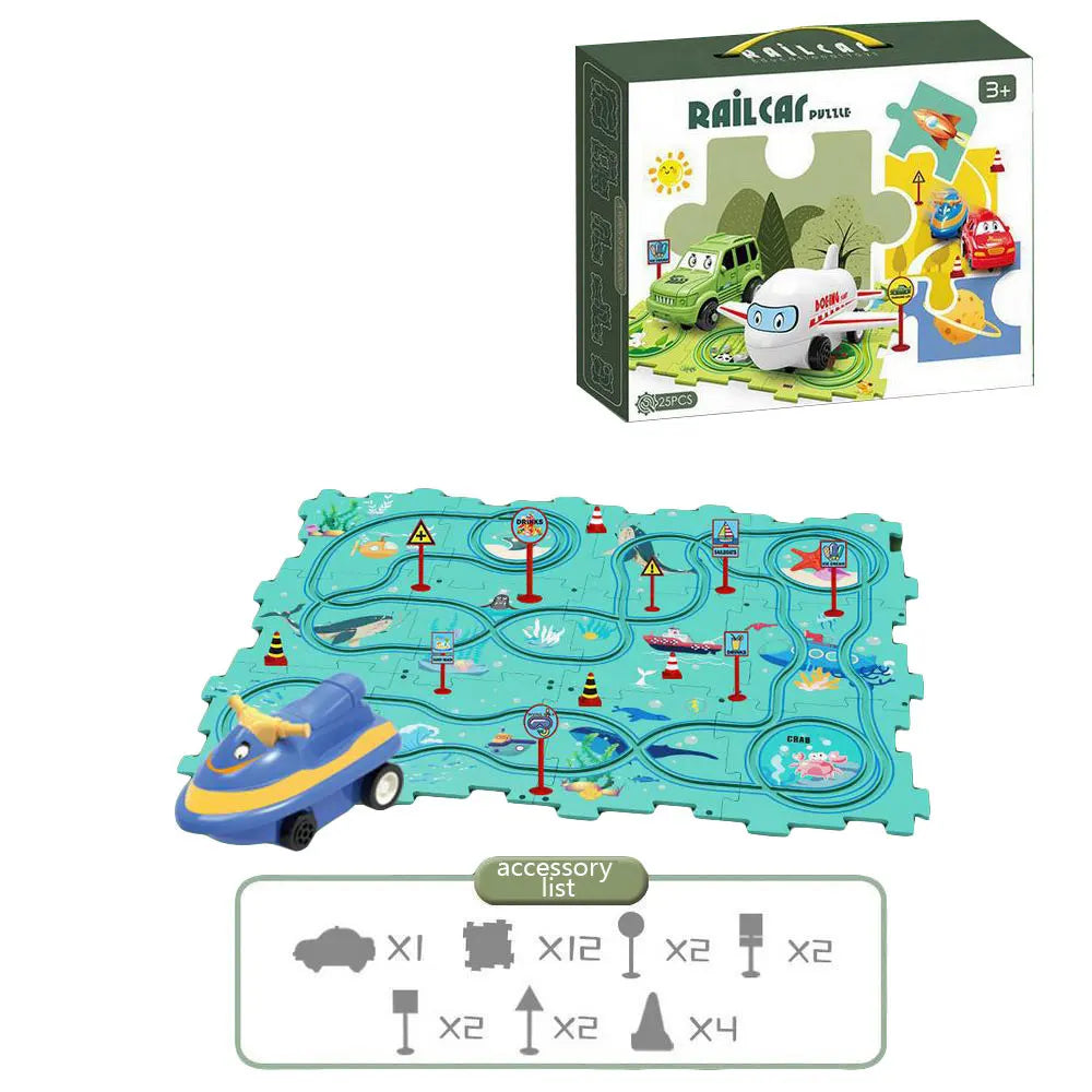 Sensory PuzzleRacer™ — Spark Genius & Creativity Fast | 50% Off